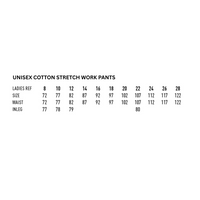 CV Labour Unisex Cotton Stretch Pants