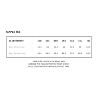 Premier Cranes Black Ladies Maple Tee