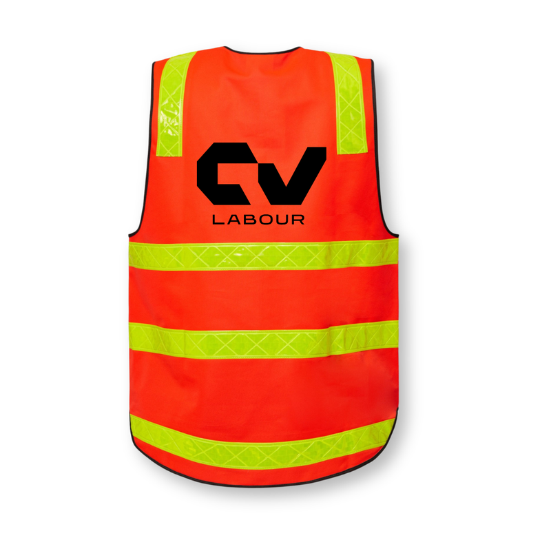 CV Labour HiVis Road Safety Vest