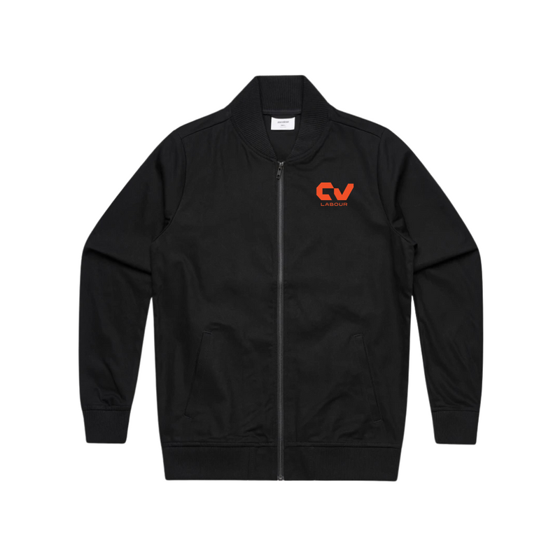 CV Labour Black Bomber Jacket