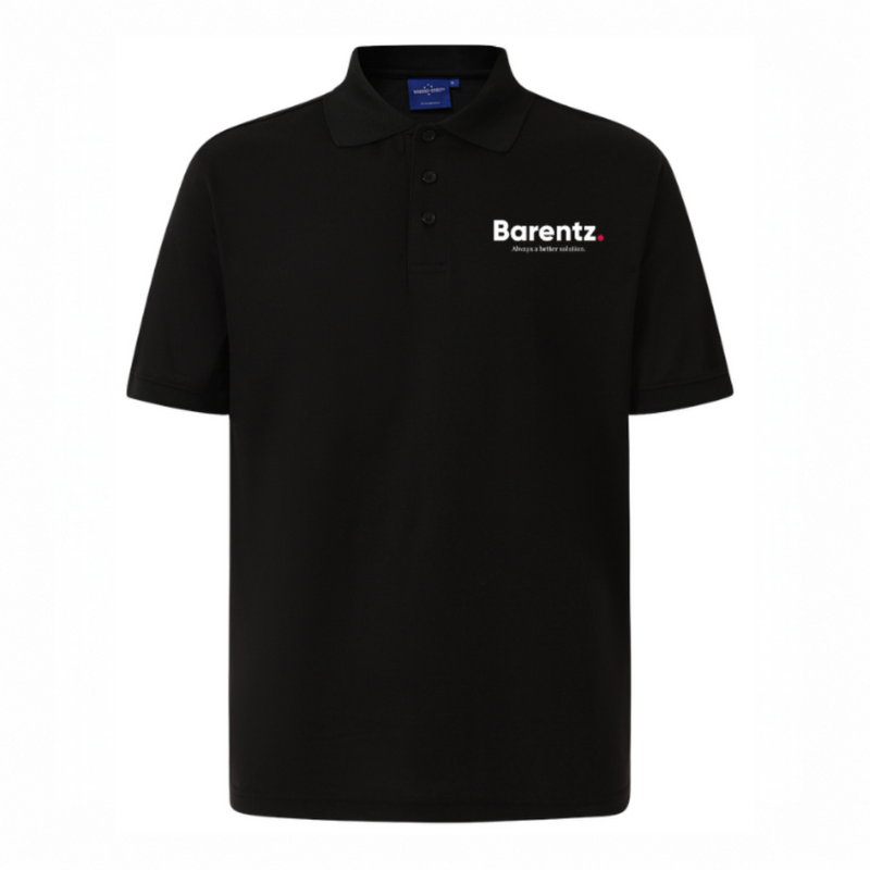 Barentz Mens Victory Polo Black