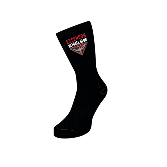 Essendon Netball Club Crew Socks