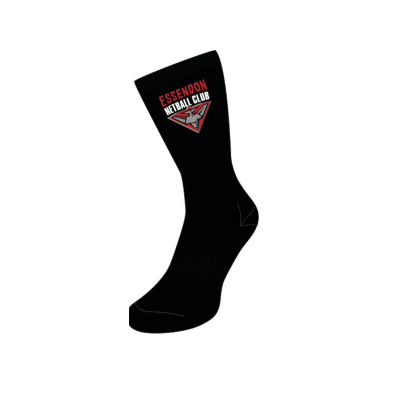Essendon Netball Club Crew Socks