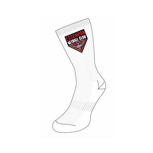 Essendon Netball Club Crew Socks