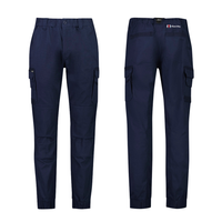 Premier Cranes Mens Streetworx Heritage Cuffed Pant Navy