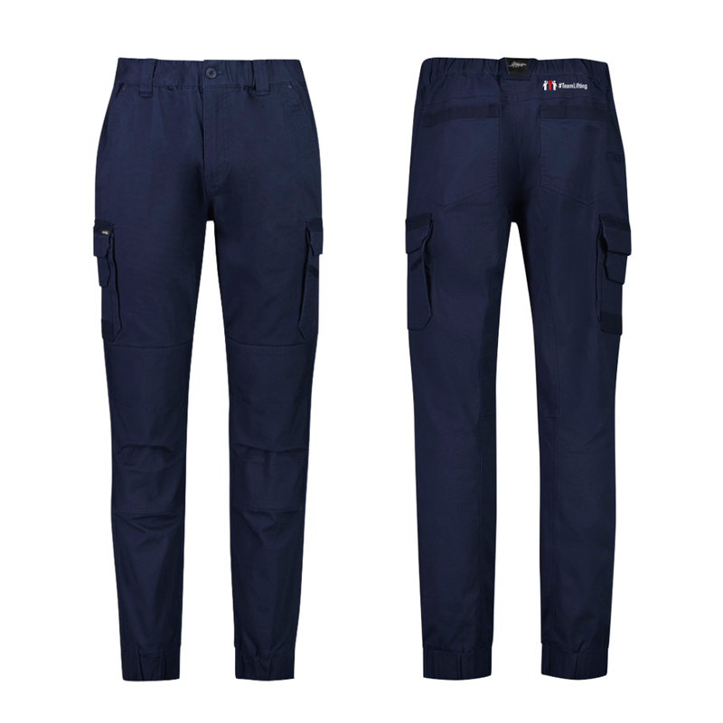 Premier Cranes Mens Streetworx Heritage Cuffed Pant Navy