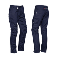 Premier Cranes Mens Cargo Work Pant Navy