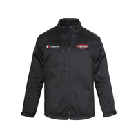 Premier Cranes Mens Black Softshell Jacket