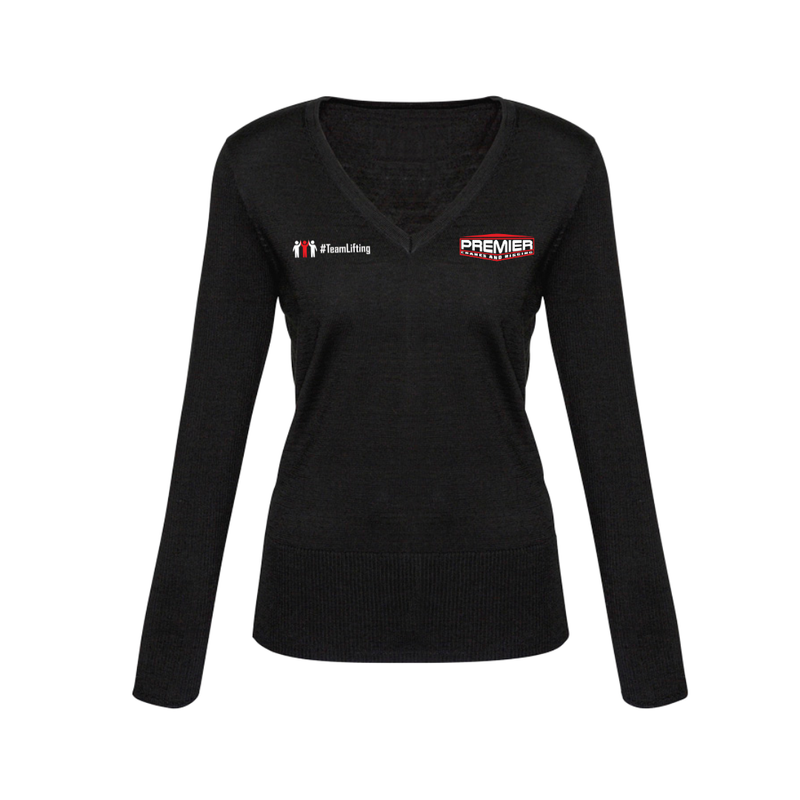 Premier Cranes Ladies Black Milano Pullover