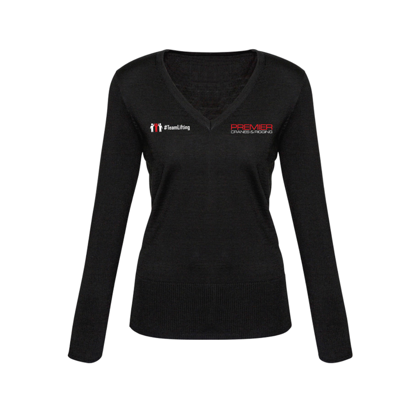 Premier Cranes Ladies Black Milano Pullover