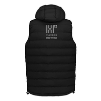 H12 Plumbing Unisex Hooded Puffer Vest
