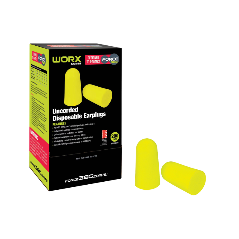 Premier Cranes Uncorded Disposable Earplugs 200 Box