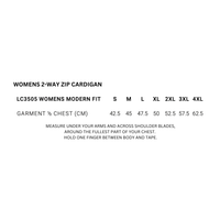 Kieser Women's 2-way Zip Cardigan