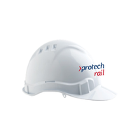 Protech Vic Rail White Hard Hat