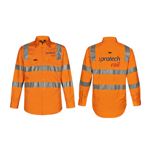 Protech Vic Rail Safety Shirt