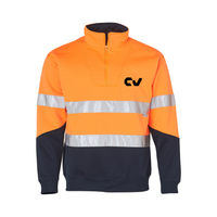CV Labour HiVis Fleece Sweat Size