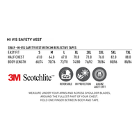 CV Labour HiVis Reversible Safety Vest Size