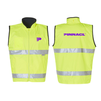 Pinnacl HiVis Fleece Lined Safety Vest