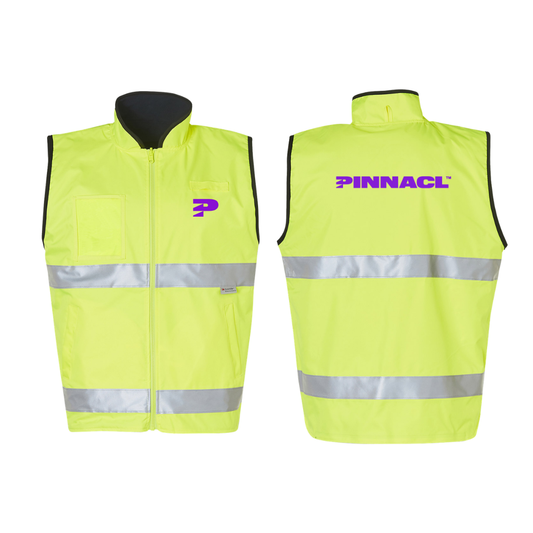 Pinnacl HiVis Fleece Lined Safety Vest