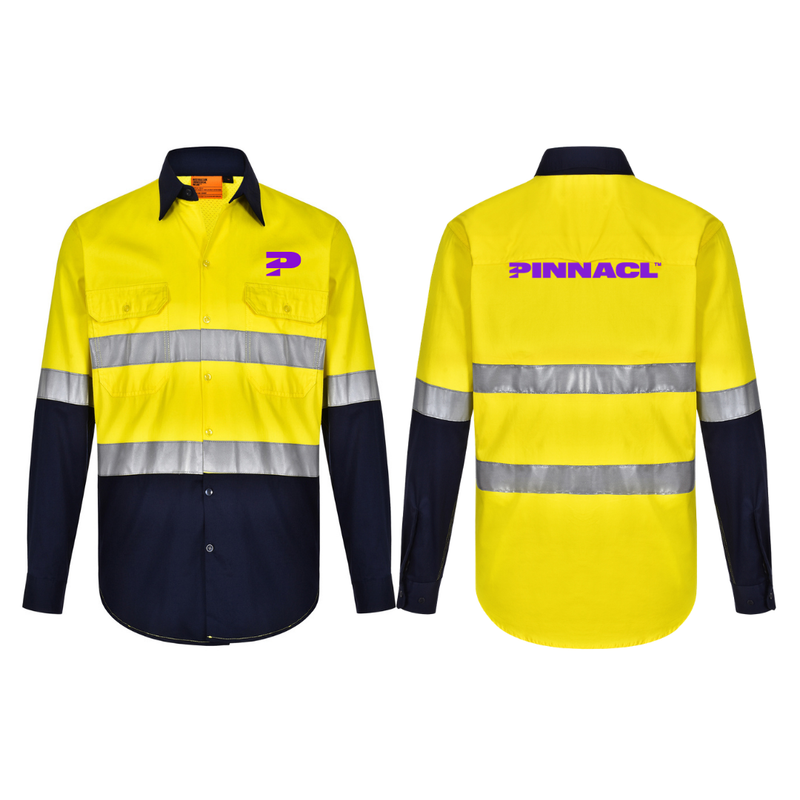 Pinnacl Unisex Hi Vis L/S Shirt