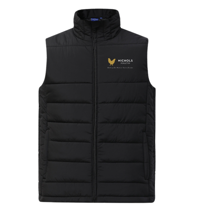 Nichols Poultry Mens Sustainable Insulated Puffer Vest