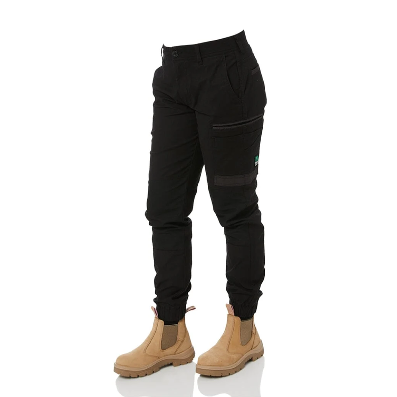 Fairbrother Womens Cuffed Stretch Work Pants