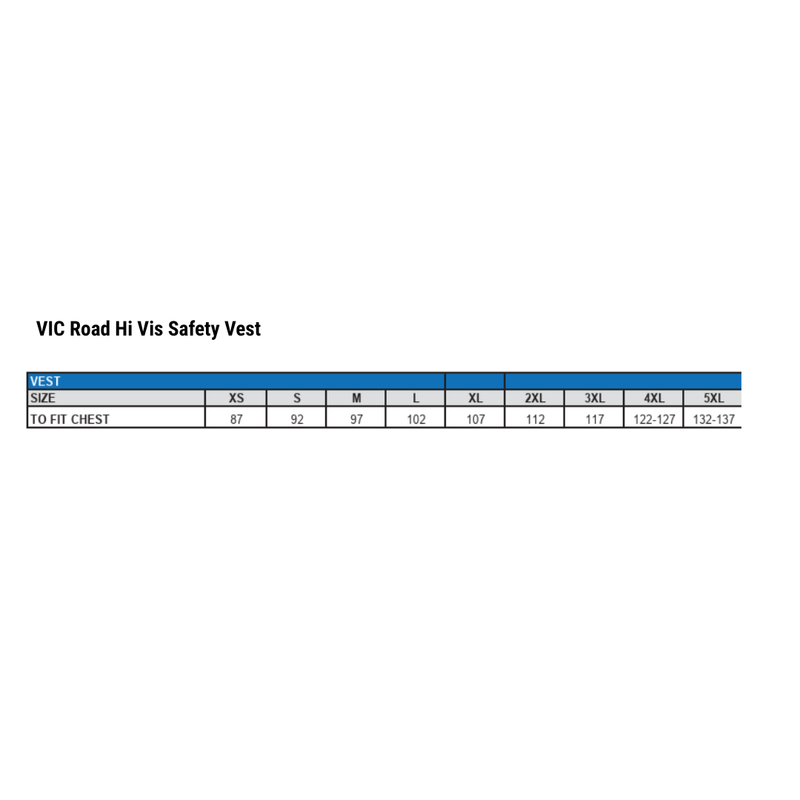 CV Traffic HiVis Road Safety Vest