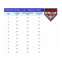 Essendon Netball Club Women's Dress