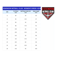 Essendon Netball Club Women's Dress +5cm