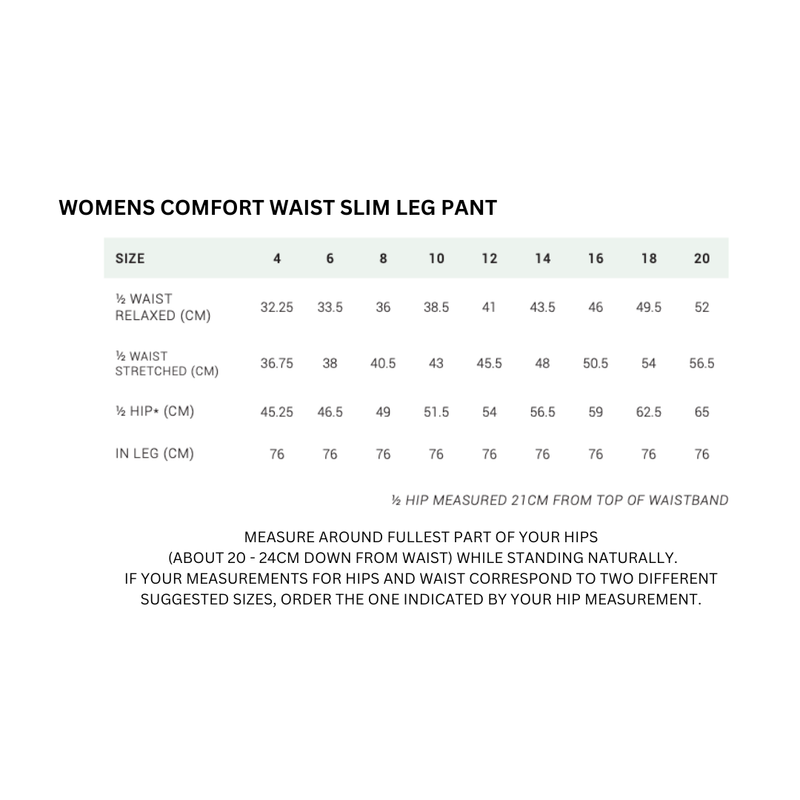 Kieser Women's Comfort Waist Slim Pant