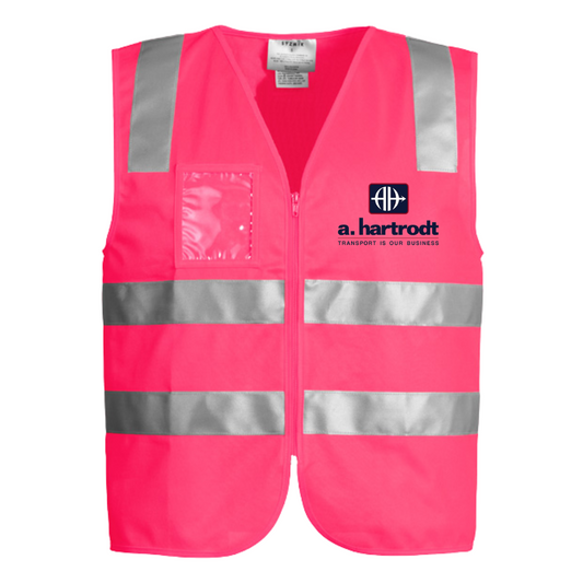 A.Hartrodt Unisex Hi Vis Zip Vest