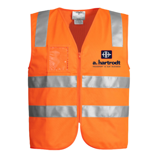A.Hartrodt Unisex Hi Vis Zip Vest